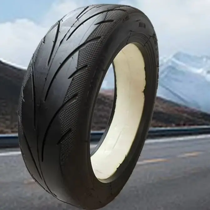

Scooter Tire Electric Scooter Filled Solid Tires Shock Absorption Enhanced Grip Puncture-Proof For Cement Bumpy Roads Parts