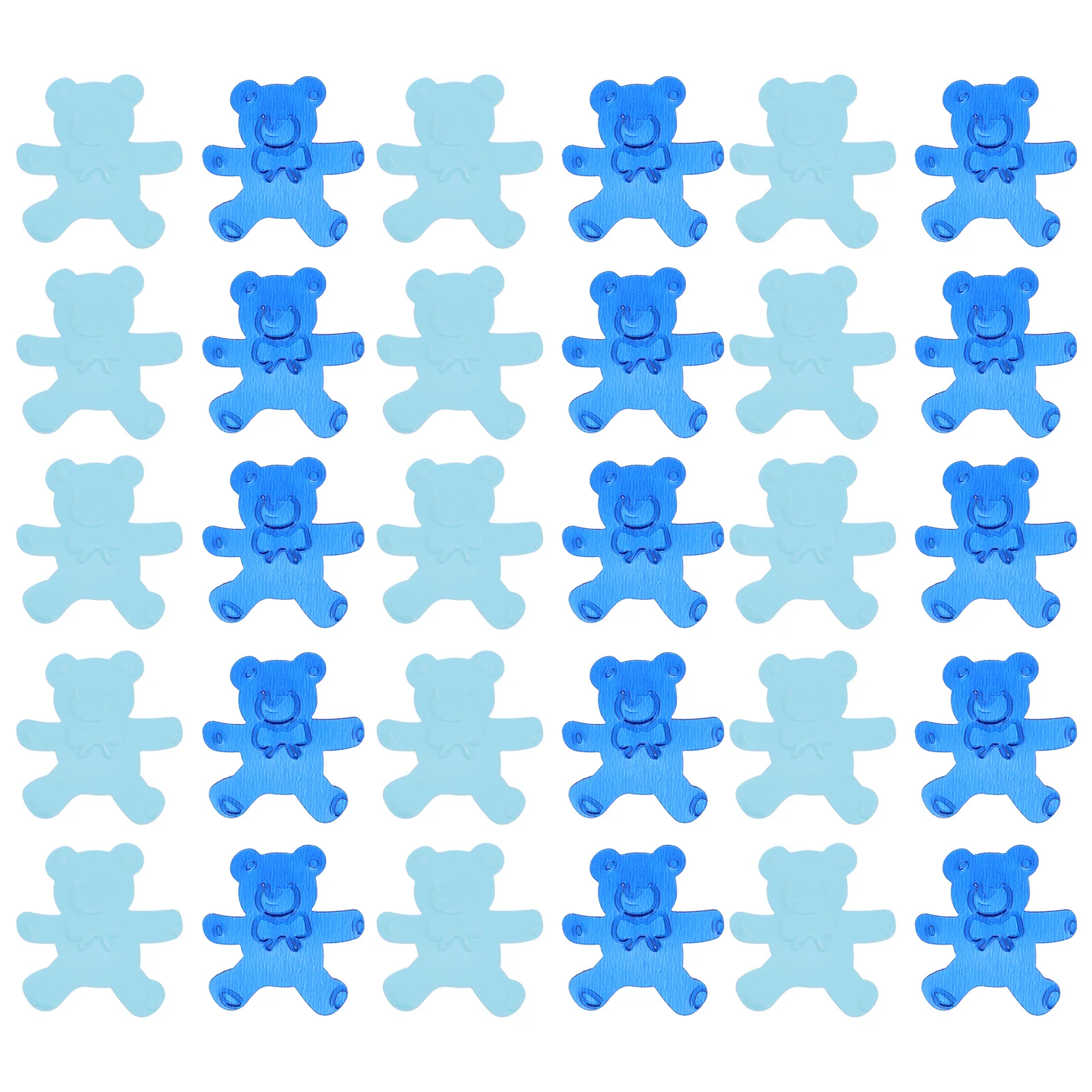 

Baby Shower Confetti Bear Shape Colorful Plastic Party Decoration Cartoon Confetti Ornament Party Ornament