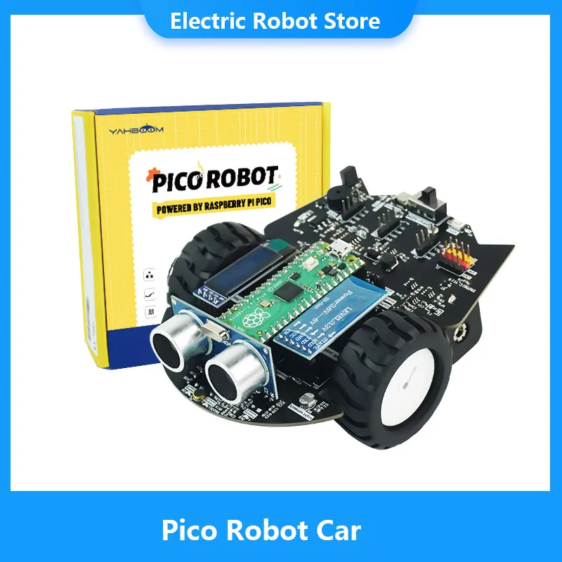 Hot Sell STEM Educational Remote Control Robot Toy Learning Kit Exclude Raspberry Pi Pico with Battery