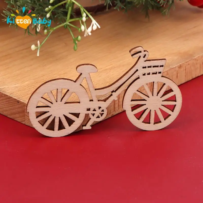 5Pcs Dollhouse Christmas Bicycle Miniature Bike Plastic Bicycle Outdoor Sports Toy For Dollhouse Scene Model DIY