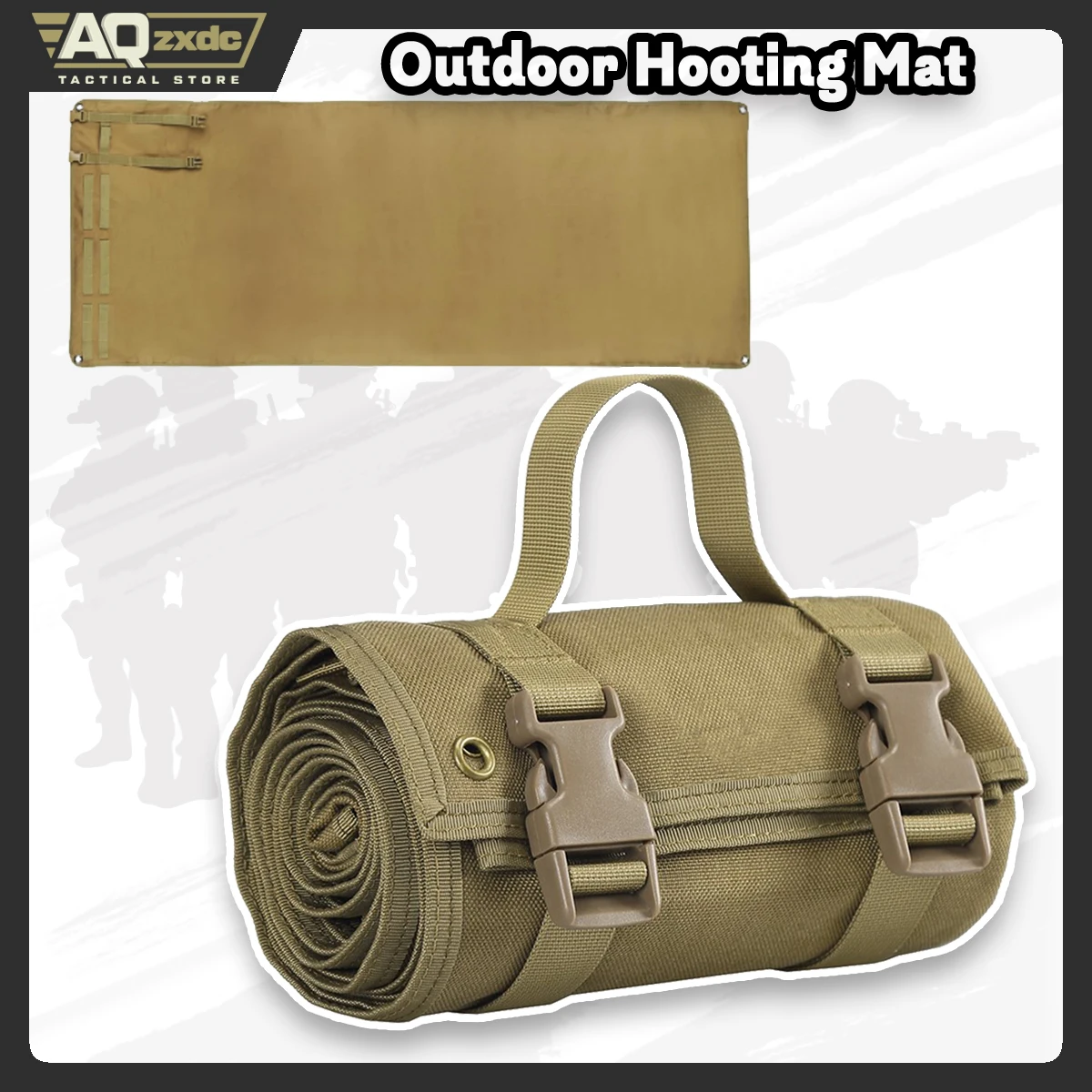 

AQzxdc Коврик для стрельбы на открытом воздухе - Свернутый коврик для стрельбы, коврики для стрельбы, коврик для тактической стрельбы, одеяло для стрельбы, охоты