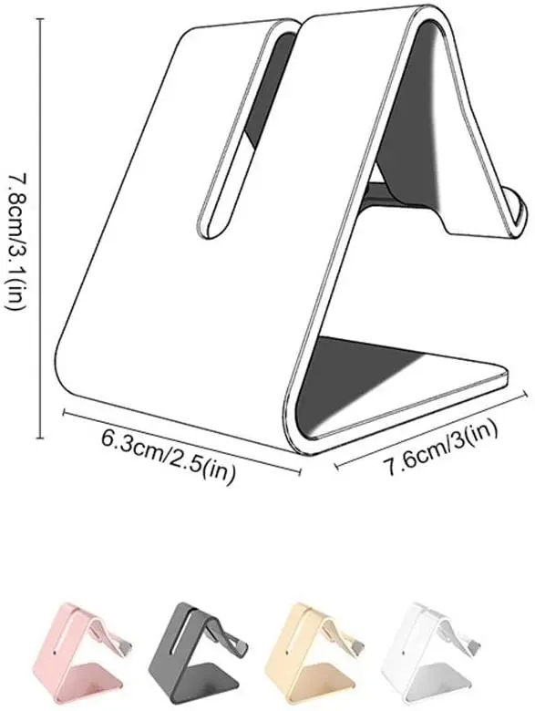 Supporto per cellulare da scrivania supporto per cellulare in metallo per IPhone X XS Pro MAX 8 7 6 12 13 14 15 supporto da scrivania per Samsung