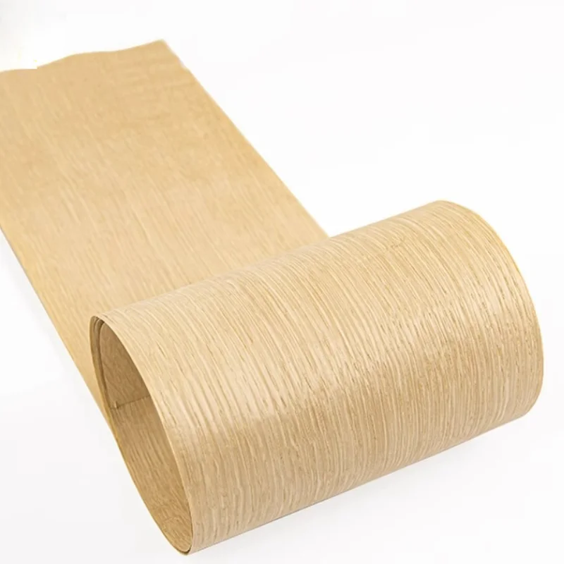

Natural hickory pattern solid wood veneer panel leather decoration furniture speaker musical instrument L:2.5Metersx200x0.5mm