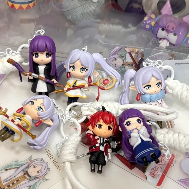 

Лидер продаж, оригинальный в наличии Sousou No Frieren Chibi Series, брелок для ключей, слепая коробка, сумка, украшения, кулон, милые игрушки, подарок на день рождения для девочки