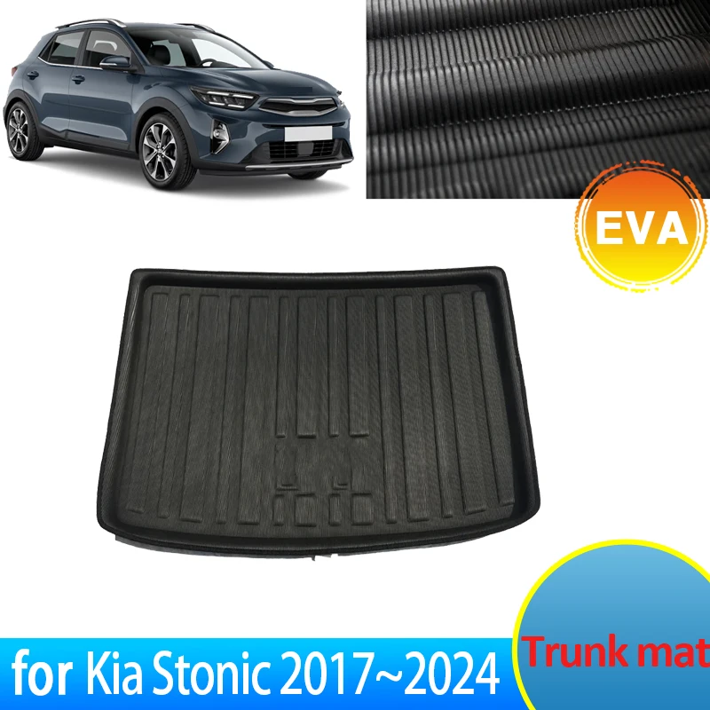 

For Kia Stonic YB CUV 2017 2018 2019 2020~2024 Accessorie Anti-Slip Car Rear Trunk Mat Floor Tray Liner Cargo Boot Carpet Parts