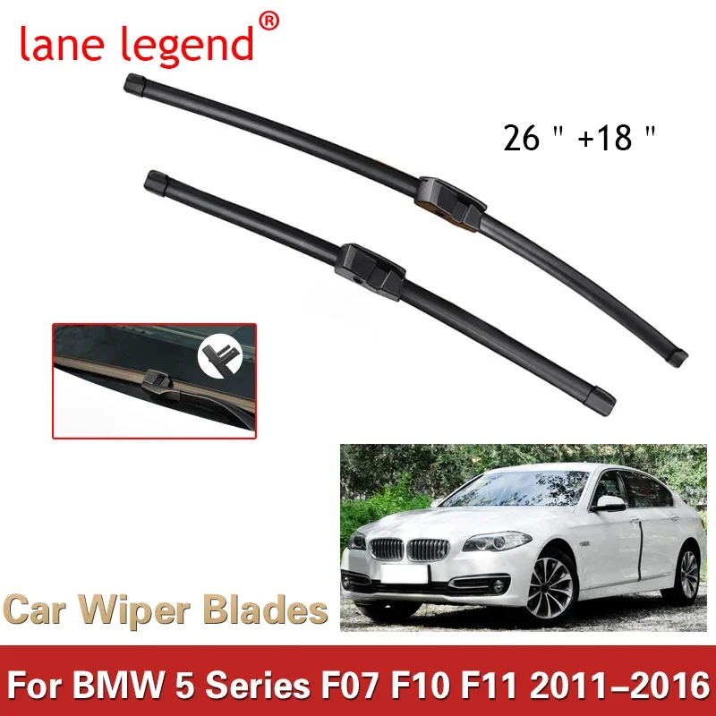 

Wiper Front Wiper Blades For BMW 5 Series F07 F10 F11 2011 2012 2013 2014 2015 2016 Windshield Windscreen Front Window 26"+18"