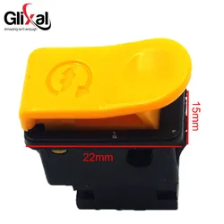 Glixal Scooter Moped Mini Electric Start Switch Button for GY6 49cc 50cc 125cc 150cc Chinese Moped Scooter (2 pcs)