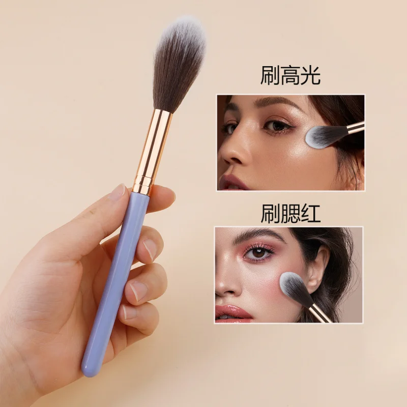 Surligneur/surligneur à flamme unique, brosse à Blush, outils de beauté pour débutants