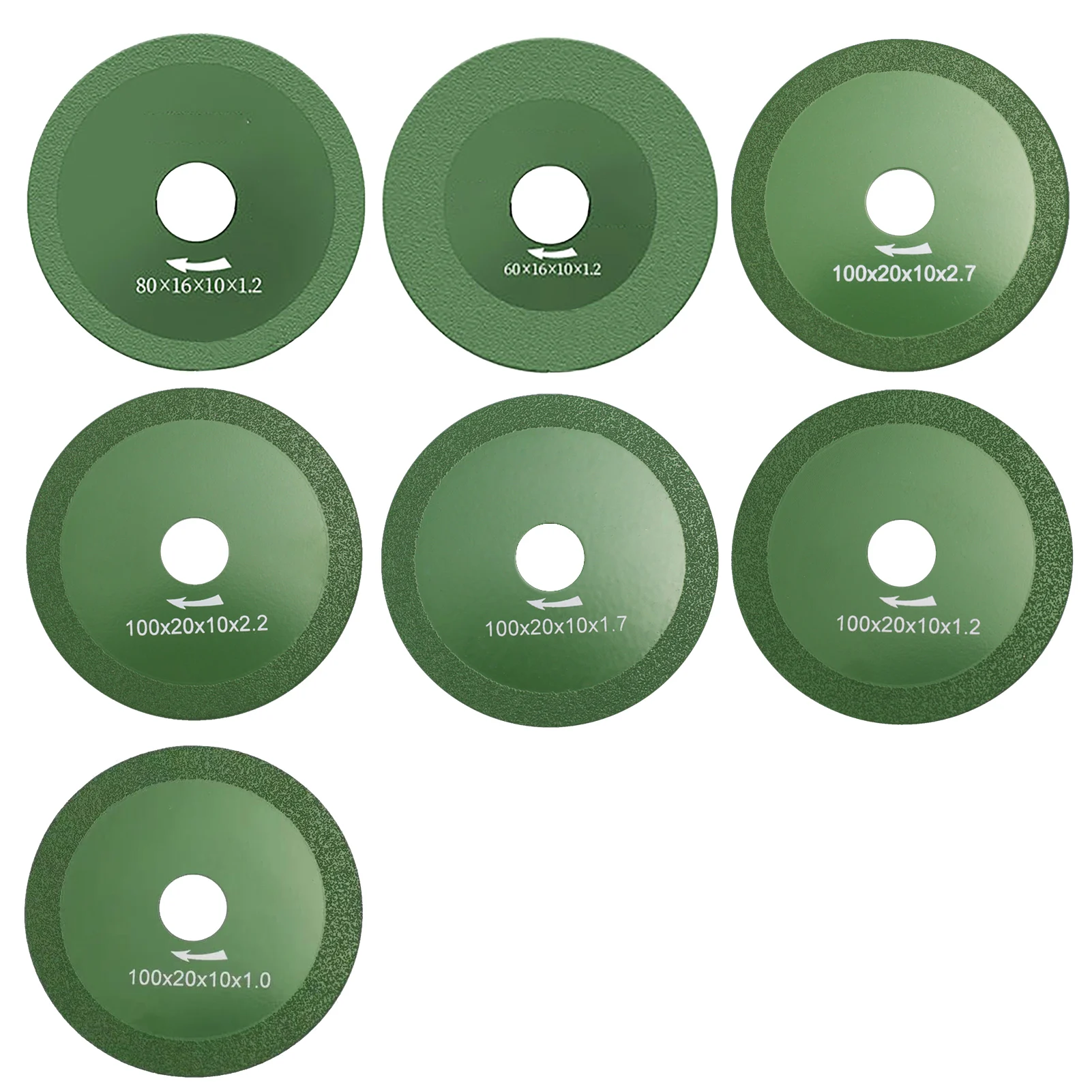 Glass Cutting Disc Diamond Marble Saw Blade Ceramic Tile Jade Polishing Cutting Blade Sharp Brazing Grinding Disc 100/60/80mm