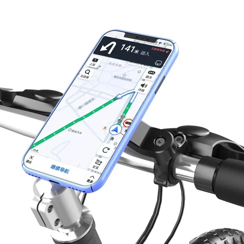 NEW Motorcycle Bike Phone Holder Stand Bicycle Mobile Mount Non-slip Cycling for Riding MTB Moto Handlebar Bracket image 5