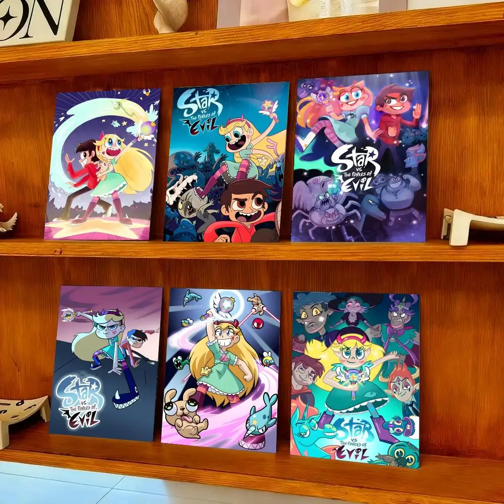 S-Star Vs The Forces Of Evil Poster HD Art Sticky Wall Waterproof Home Bedroom Bar Aesthetic Decoration Perfect Room Decor