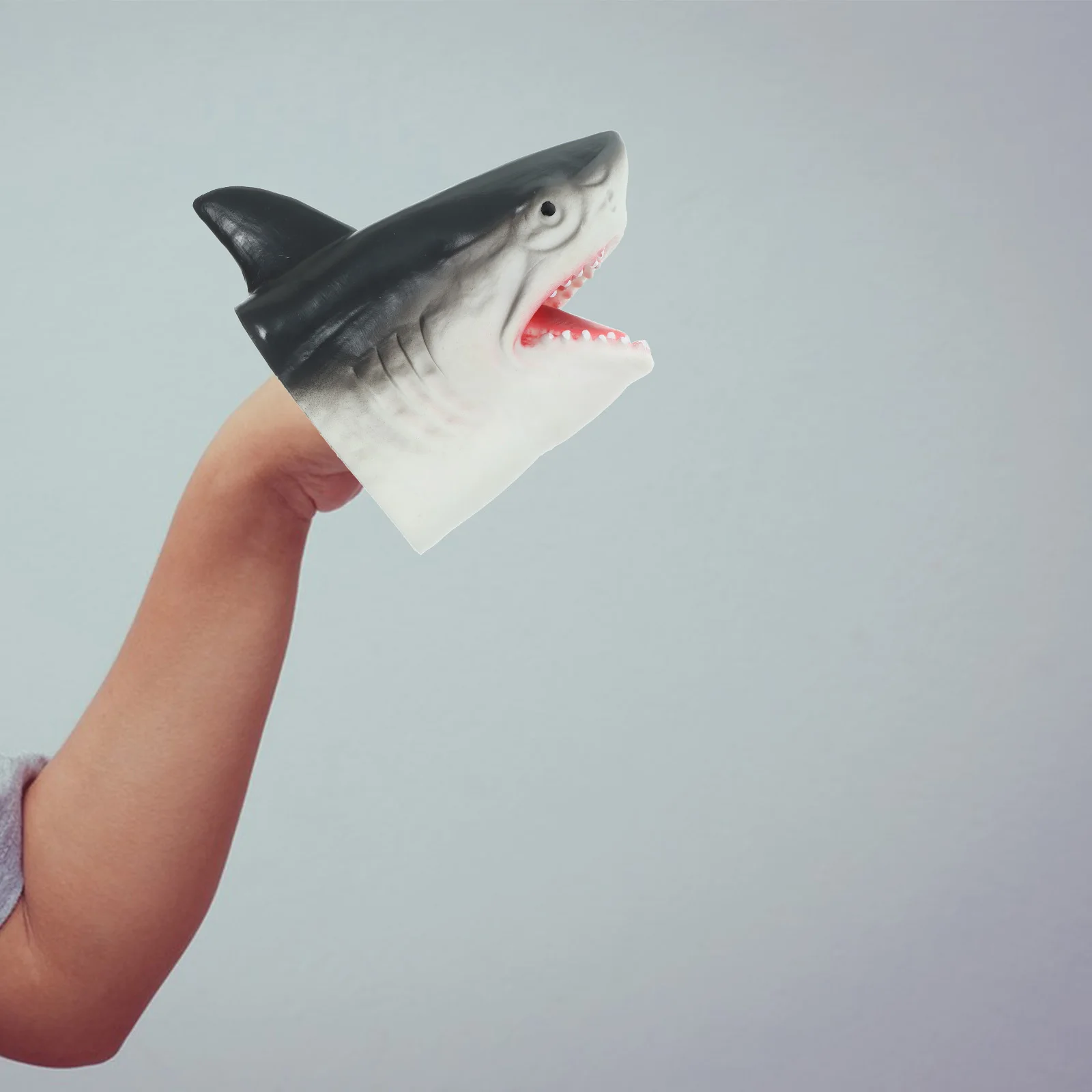 ชุดหุ่นมือฉลาม 2 ชิ้น ของเล่นสร้างสรรค์ สนุก เรียนรู้ บทบาทสมมติสำหรับเด็ก ของเล่นหุ่นมือสัตว์ หุ่นสัตว์