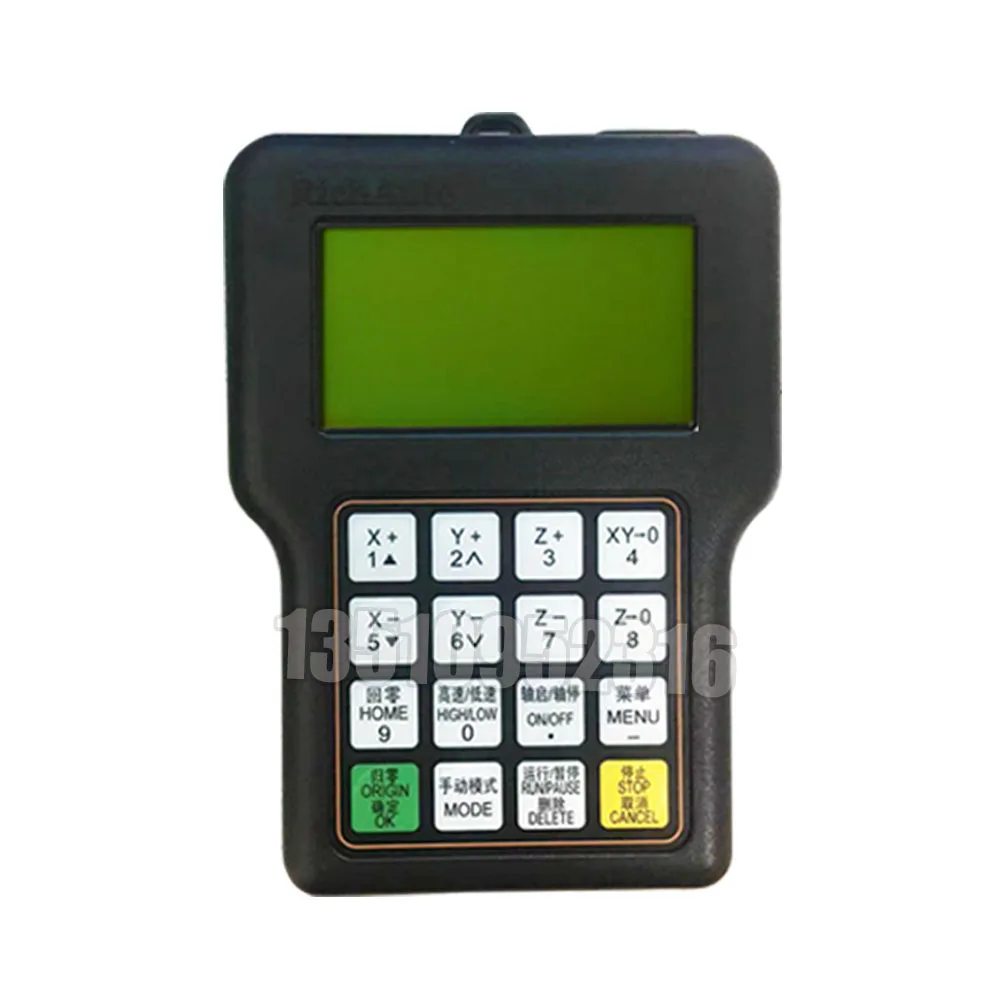 Richauto A19-double tornio mandrino Cnc Dsp Controller maniglia A19s macchina per incidere sistema di controllo del movimento versione inglese