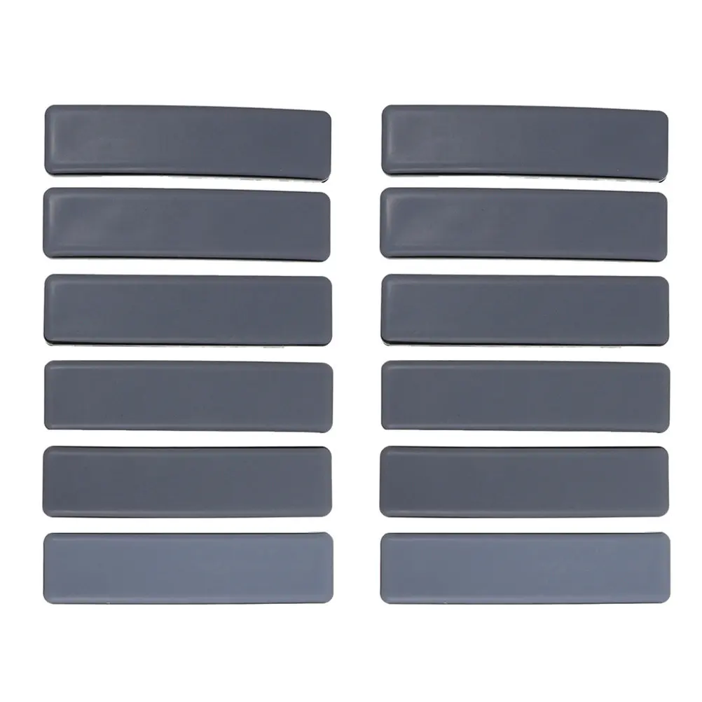 12Pcs Furniture Leg Pads Self-Stick Adhesive Moving Sliders for Easy Home Rearranging Rectangular Furniture Movers Anti-Abrasion