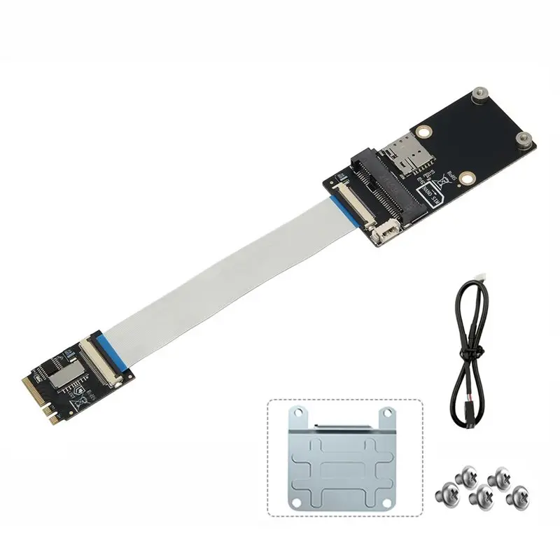 AT82-M.2 A+E Key To Mini PCIE 3G/4G Network Module Wifi Network Card Adapter Not Support CNVI