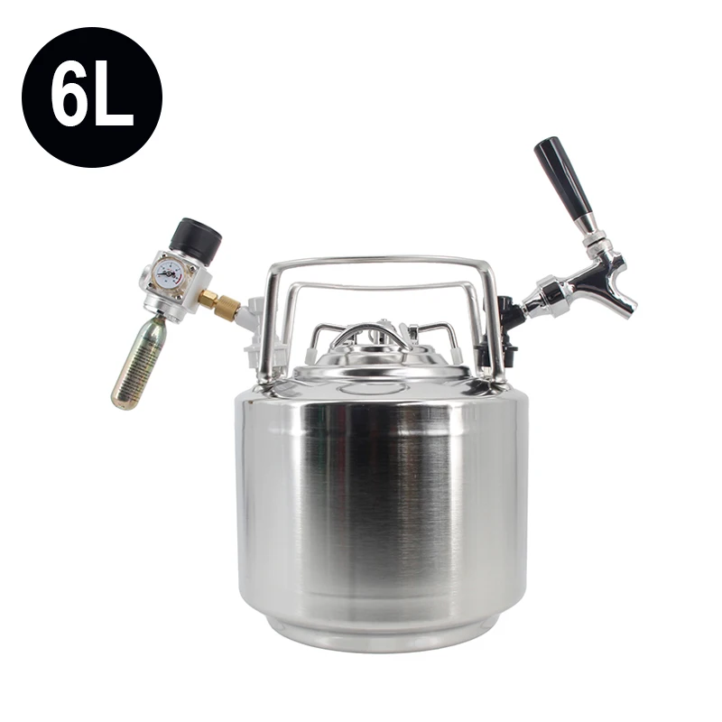 Complete Kegging System 6L Brand New Ball Lock Cornelius (Corny) Keg Portable Taproom Kegarator