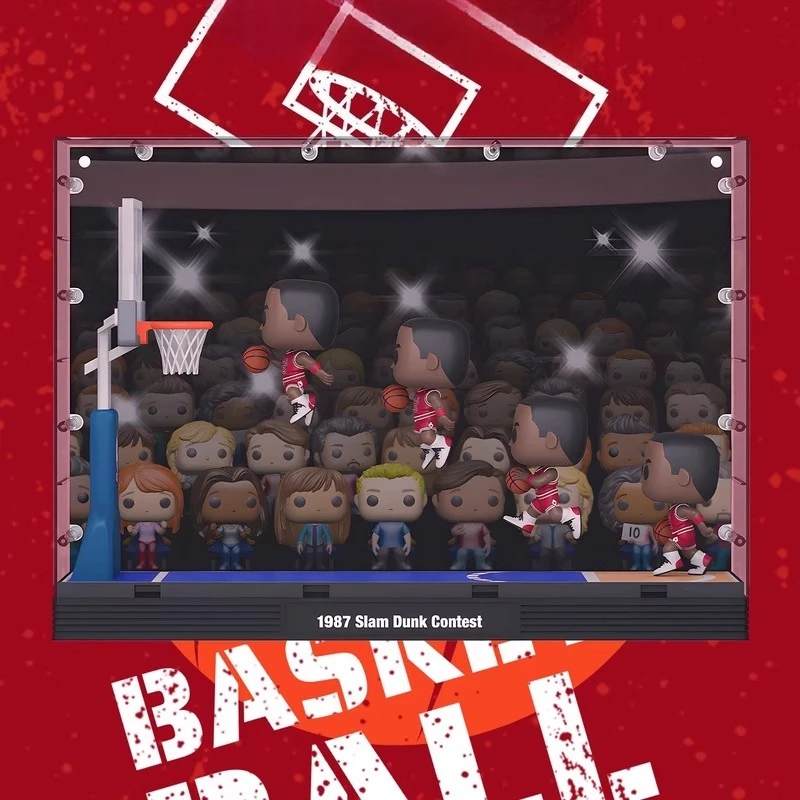 FUNKO POP《NBA Chicago Bulls مايكل جوردان سلام دنك مسابقة》عمل سطح المكتب زينة زخرفية نموذج ألعاب نموذج قابل للجمع #1