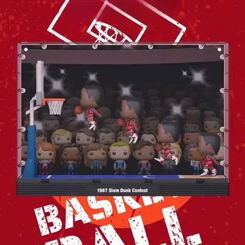 FUNKO POP《NBA芝加哥公牛隊麥可喬丹灌籃大賽》桌面擺件模型玩具收藏模型 10 最佳銷售 NBA人物 - №7