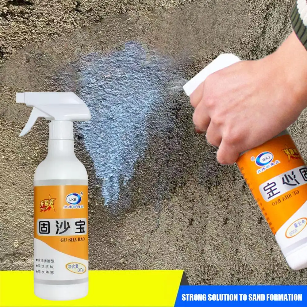 Sand Fixing Agent Wall Protection Spray Pavement Wall Agent Repair Peeling Crack Graffiti Repair Tool Glue Wall Wall Re Z0W1