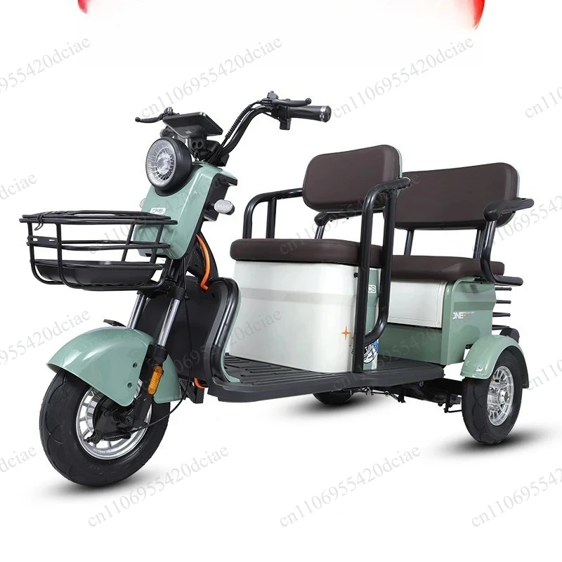 Pick up and drop off passengers and cargo, dual row seats, electric tricycles, household scooters