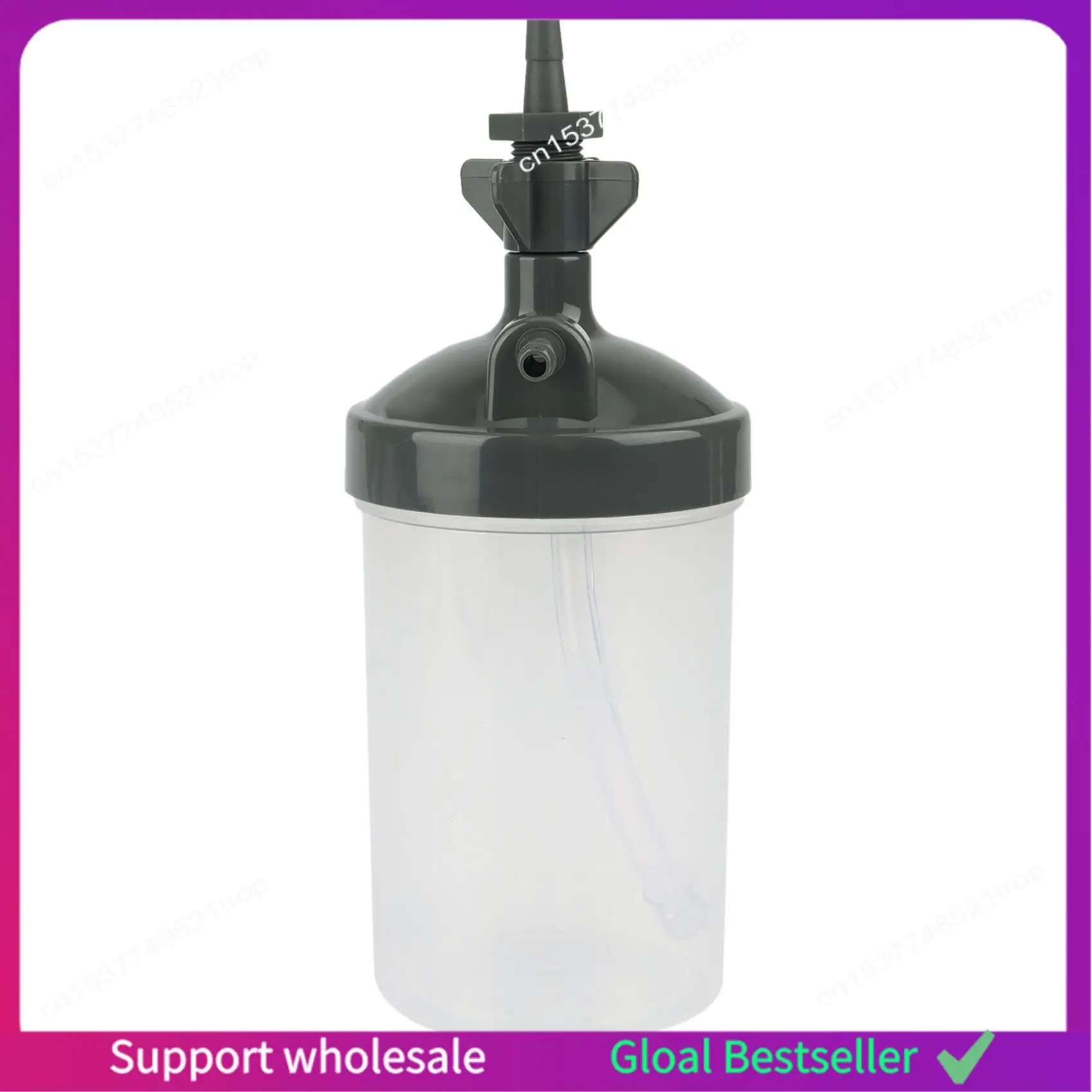 A38M Oxygen Generator Humidifier Bottles, Replacement Practical Reusable Oxygen Concentrator Humidifier, Plastic Durable