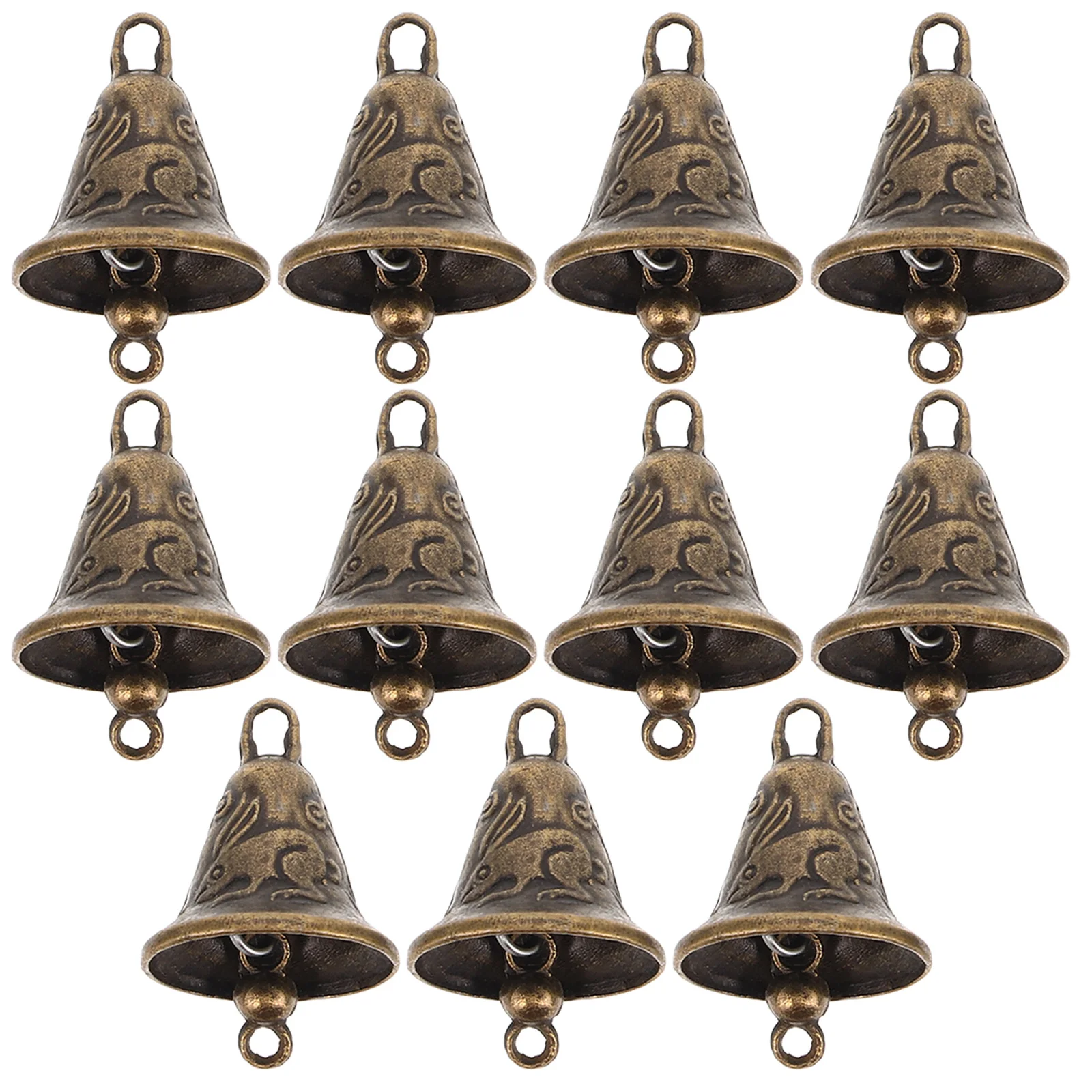 

11 Pcs Bell Wind Chime Spiritual Retro Decor Last Orders Front Door Pendant for Crafts Vintage Dragon Goat