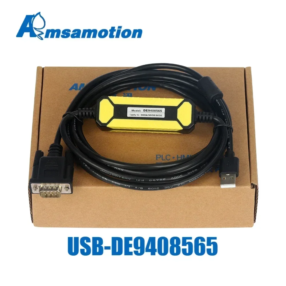 Amsamotion Servo Drive Programming Debugging Cable Suitable for Yaskawa L SGDA SGDB SGDE Servo Data Download Line USB-DE9408565