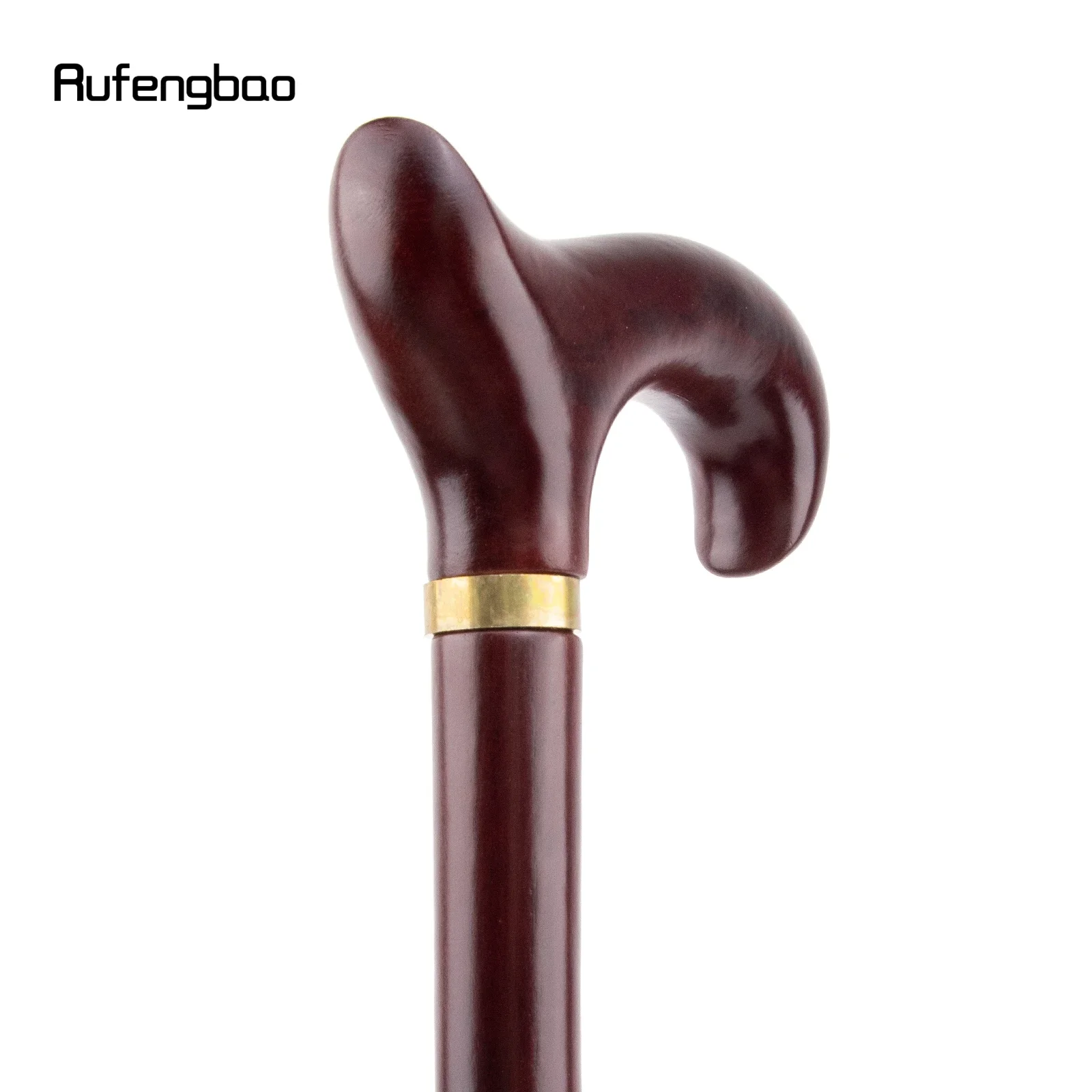 البني خشبية واحدة مشتركة موضة عصا للمشي ديكور تأثيري حفلة عصا للمشي هالوين الصولجان العكاز العصا كروسيير 94 سنتيمتر