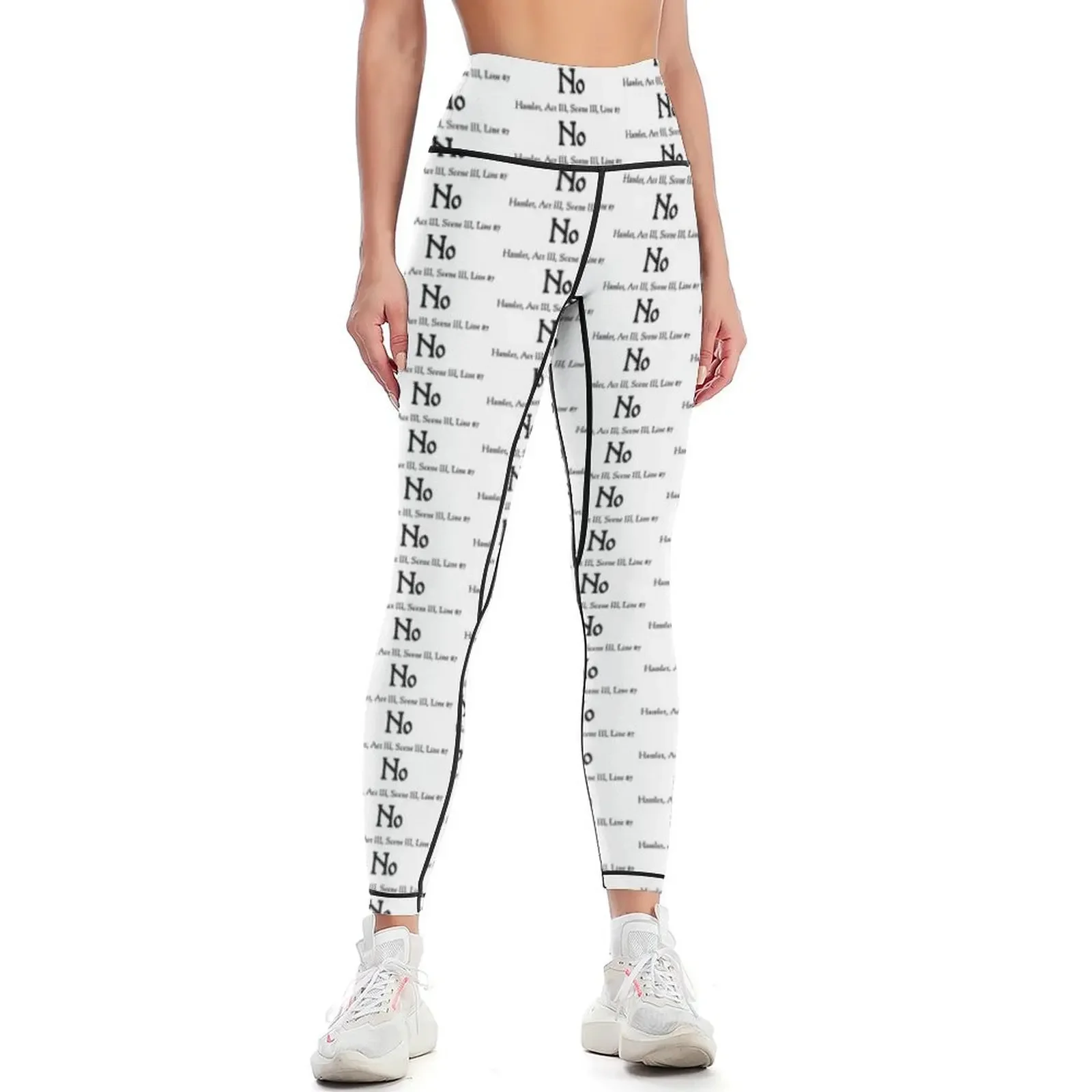 

No Hamlet, Act III, Scene III, Line 87 Leggings Sports pants for sports tennis for sports woman gym Womens Leggings