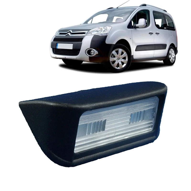 

6340G7 Fit For Citroen Berlingo Peugeot Partner Expert Number Plate Lamp Signal Lamp Car License Plate Lights Accessories