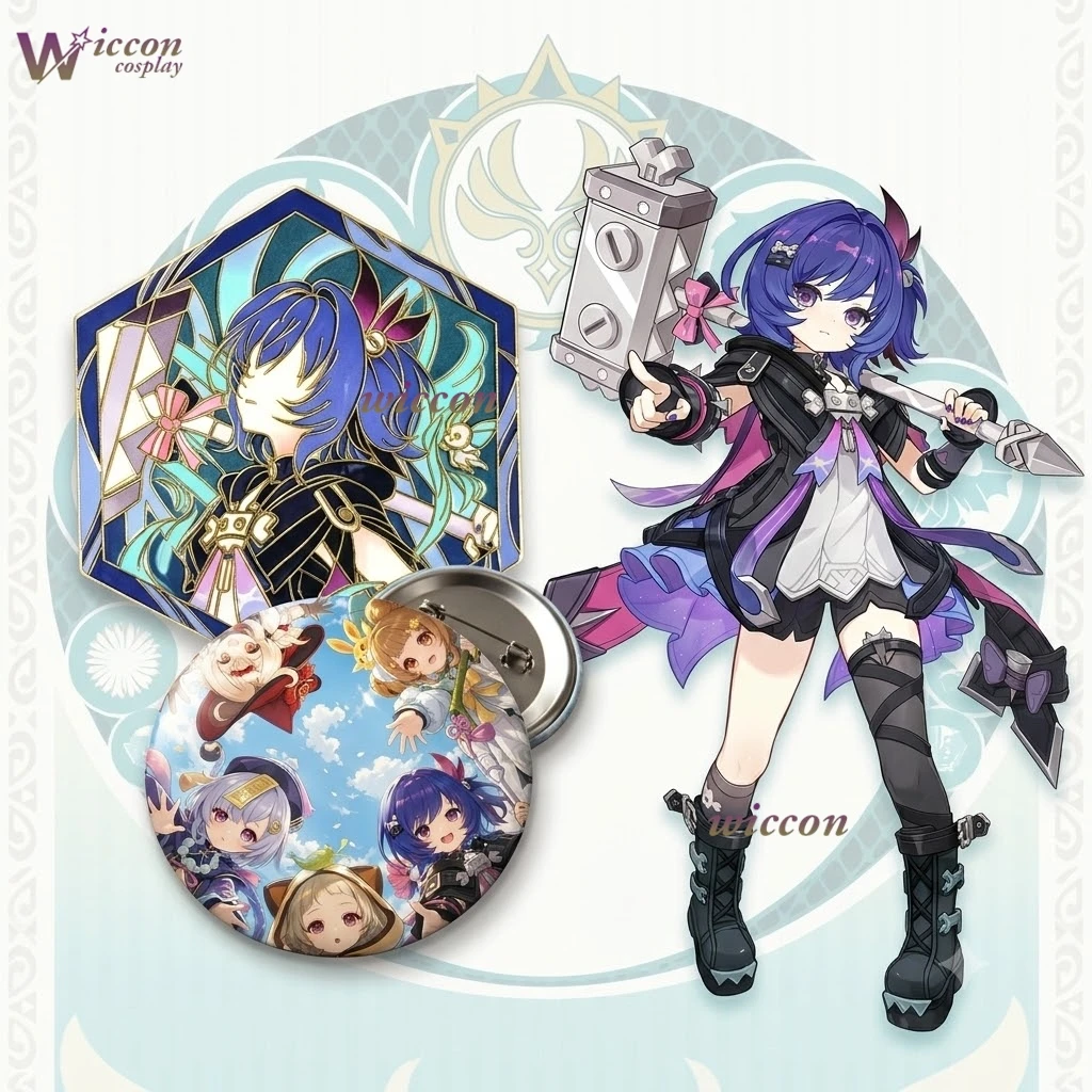 Anime Merchandise Jacket - MoeMimic Genshin Impact Prune Hexagonal Original