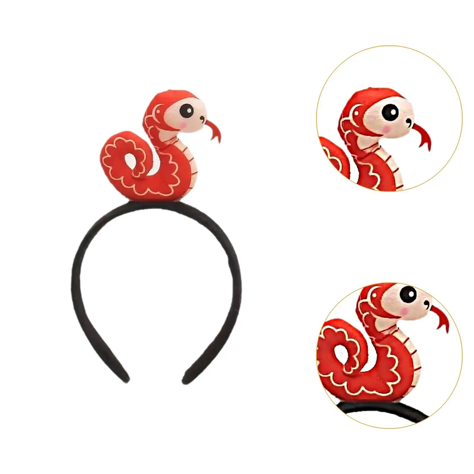 Serpent bandeau accessoires de Costume accessoire de cheveux casque pour les spectacles sur scène de carnaval habiller jeu de rôle nouvel an chinois