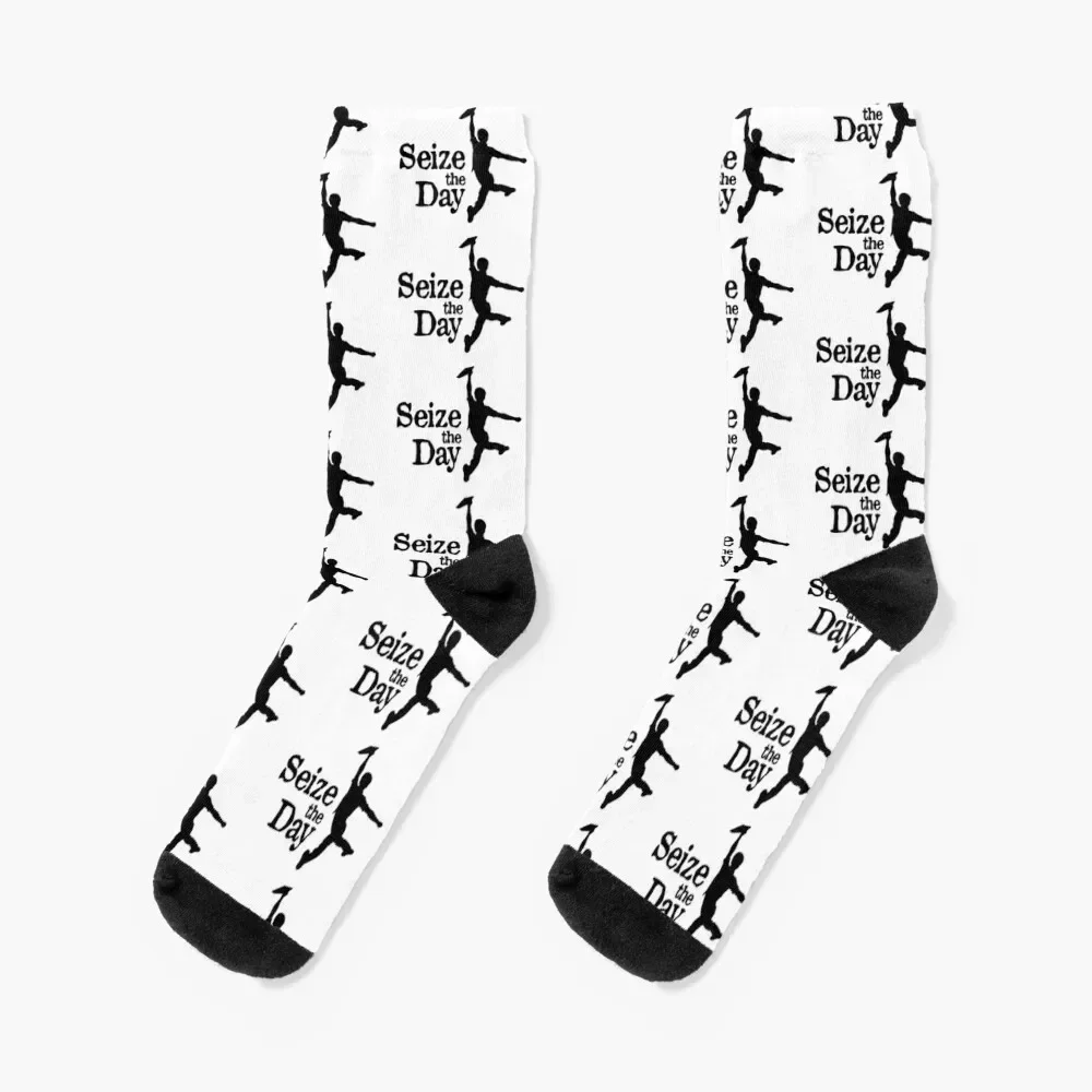 

Seize The Day Socks custom sports christmas stocking retro Hiking boots Socks Women Men's