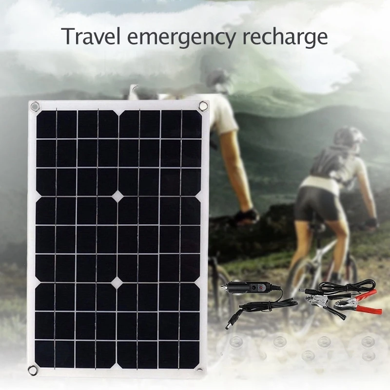 20W 18V Monocrystalline Solar Photovoltaic Panel Environmentally Friendly Portable Solar Charging Panel Solar Panel