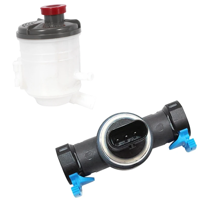 Power Steering Pump Fluid Reservoirs Oiler Oil Tank for Honda Civic 2006-2011 & Fuel Pressure Sensor for Volvo MK3 V40