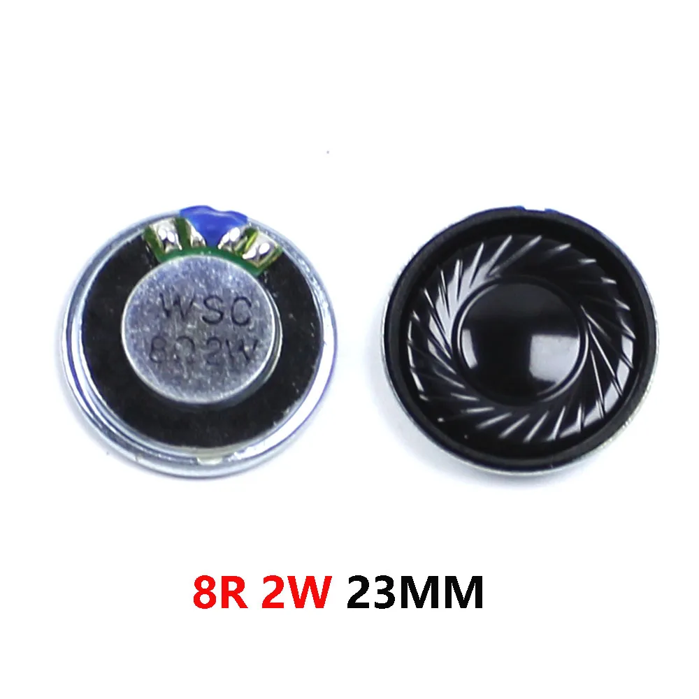 Minialtavoz ultradelgado, altavoz de 8 Ohm, 2 vatios, 2 W, 8R, diámetro 20MM, 23MM, 26MM, 32MM, 36MM, grosor 4,5mm, 5mm, 5,4mm, 1 piezas