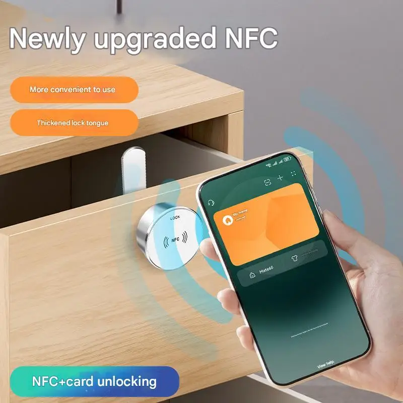 NFC RFID Smart Cabinet Drawer Lock Electronic Locks for Lockers RFID Lock Smart Furniture Sauna Locker Drawer Locks