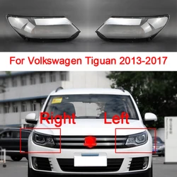Car Front Headlight Glass Cover For Volkswagen Tiguan 2013 2014 2015 2016 2017 Car Left/Right Side Transparent Lampshades