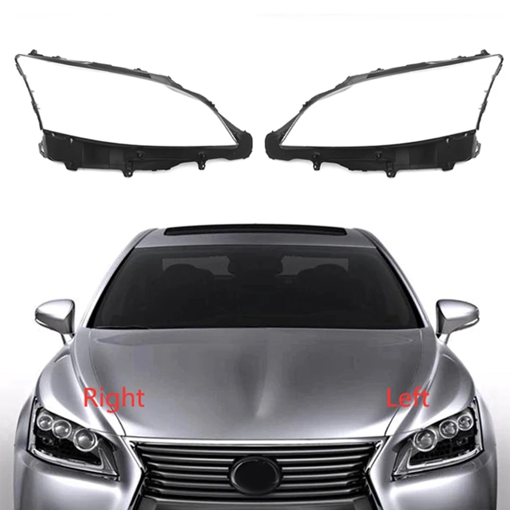 Untuk Lexus LS460 LS600HL 2013-2016 cangkang lampu depan kiri pelindung lampu lensa transparan penutup lampu depan