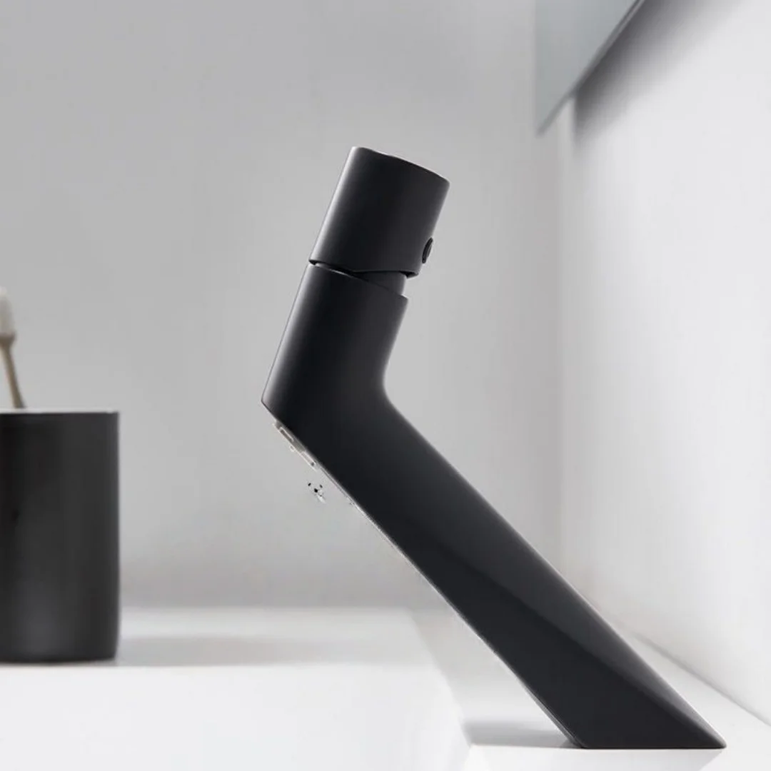 Brushed Gold Bathroom Faucet Black Basin Hot Cold Sink Faucet Brass White Lavotory Faucet Sink Water Crane