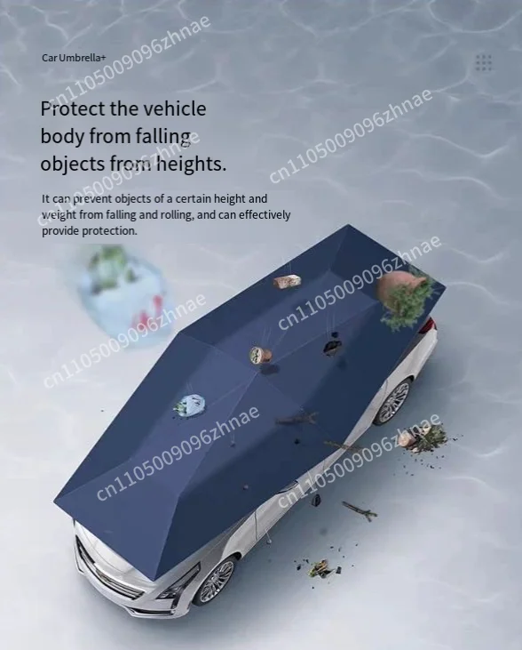 Automatic car parasol mobile canopy anti-hail/anti-fall telescopic accessories awning car parasol 4.8/4.2m