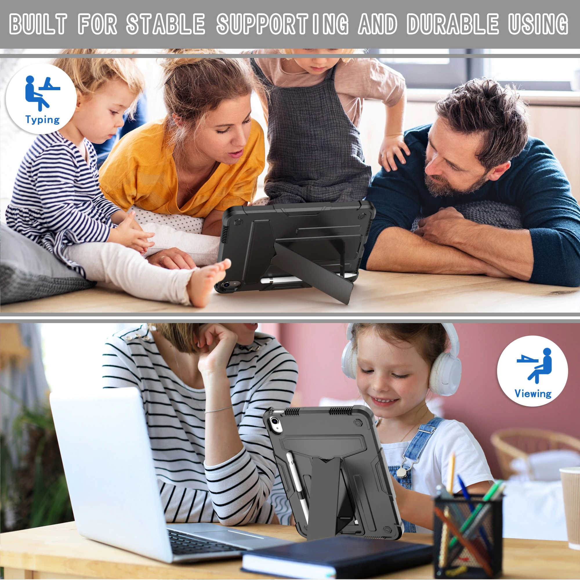 Capa para ipad (a16) 11th 2025 ipad 10th geração 10.9 Polegada 2022 resistente resistente à prova de choque capa protetora para tablet