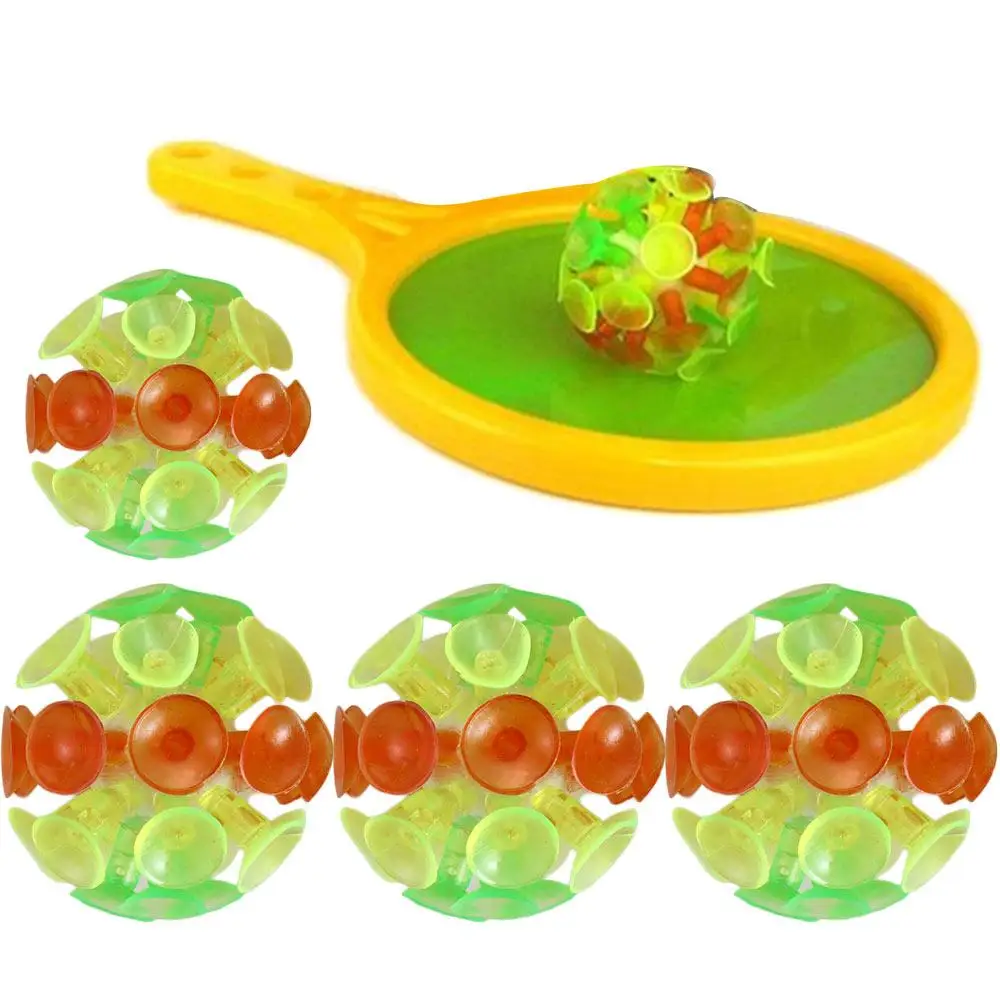 Parent-Child Interaction Fidget Toy Party Toy for Kids Ball Toy Stick Ball Sucker Ball Suction Toy Suction Cup Ball