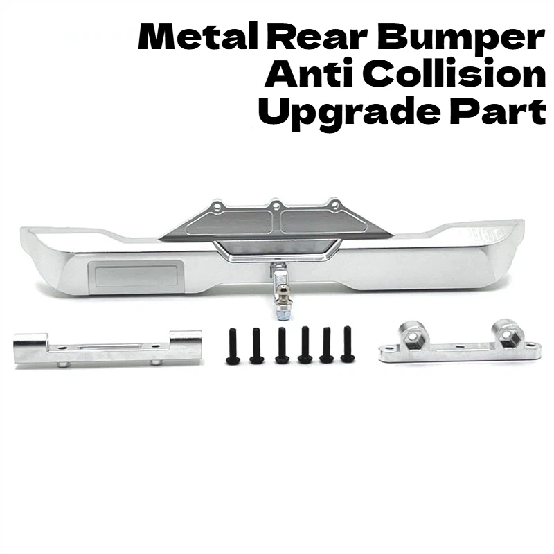 

Металлический задний бампер WLtoys, улучшенная противоударная деталь для радиоуправляемых грузовиков-краулеров масштаба 1/10 (модели 104010, 104020, 104026), аксессуары для автомобилей