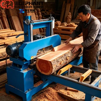 Silent Low Noise Household Electric Wood Saw Machine Safe Anti-splash Design Indoor Home Daily Timber Cutting Processing Tools