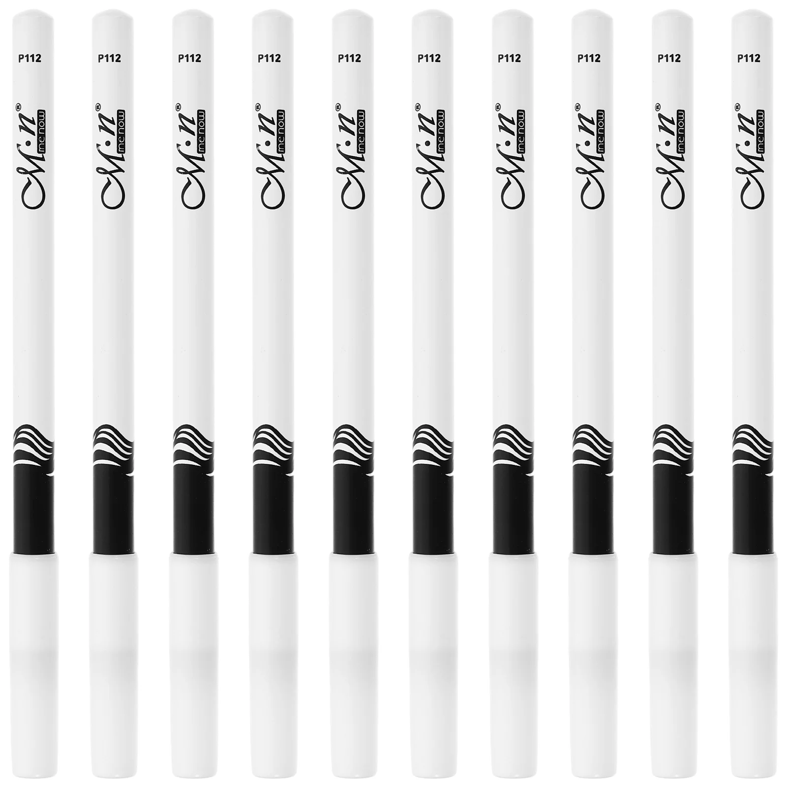 10-delige pennen Eyeliner-pennen Witte vrouwelijke eyeliners Blijvende compacte professionele make-up Eyeliner-potloden Make-uphulpmiddelen