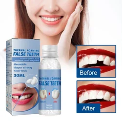 Pegamento de resina para reparación de dientes, relleno de huecos de dientes moldeable, pegamento sólido temporal, pegamento Falseteeth, belleza Dental, salud