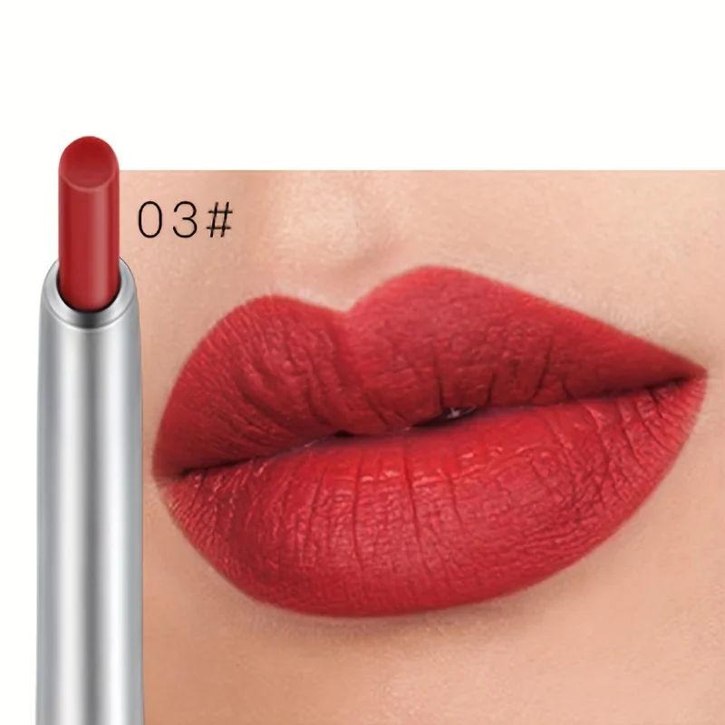 Fashional Portable Matte Pencil Lipstick Natural Colorful Long-Lasting Waterproof Moisturizing Pen Lip Liner Makeup per le donne