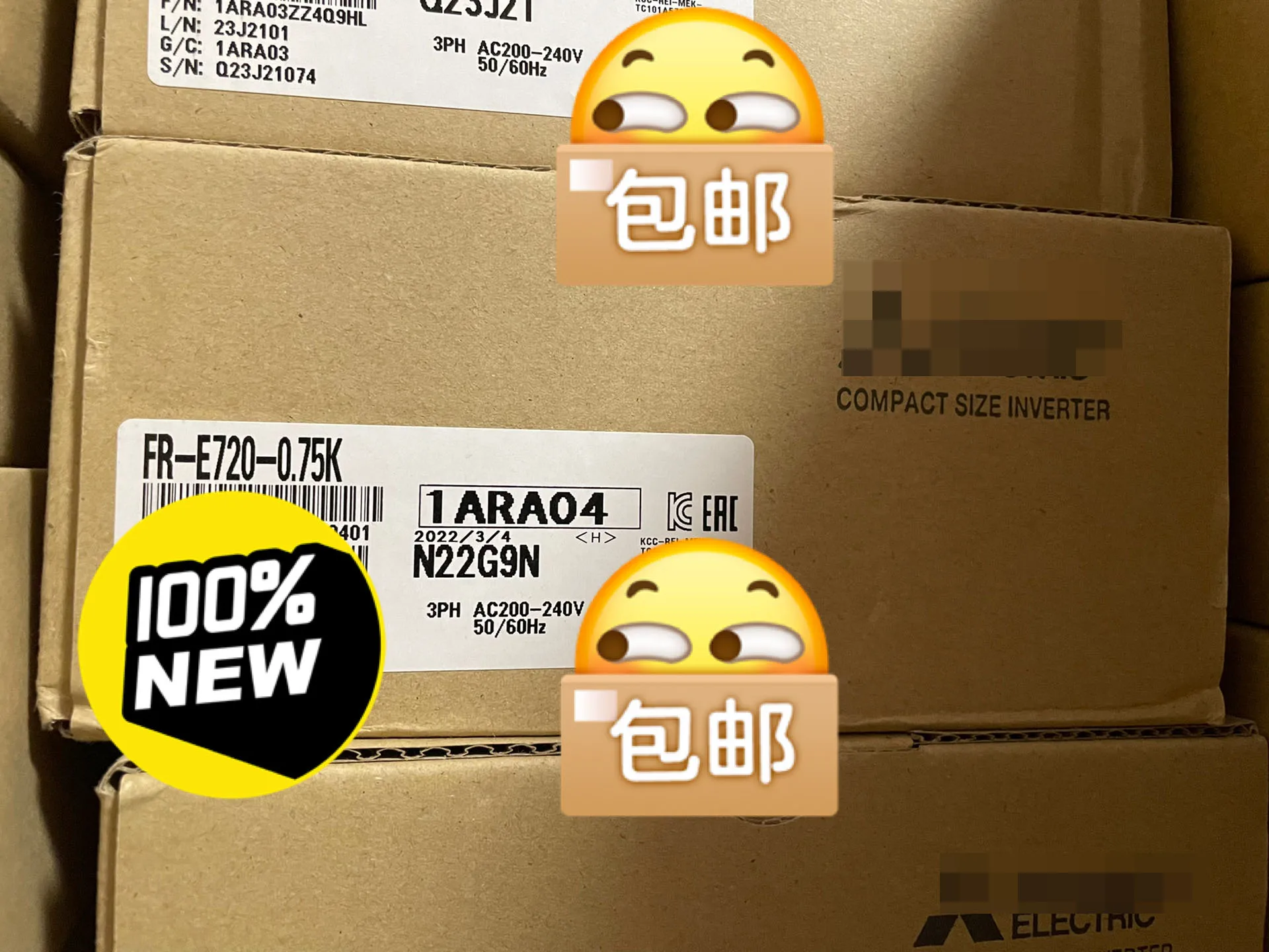 

1pc new Original FR-E720-0.75K