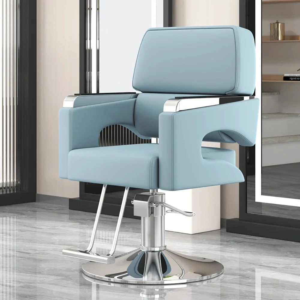 Modern Portable Barber Chair Aesthetic Comfortable Delicate Luxury Salon Chair Beauty Ergonomic Cadeira Barbeiro Salon Furniture